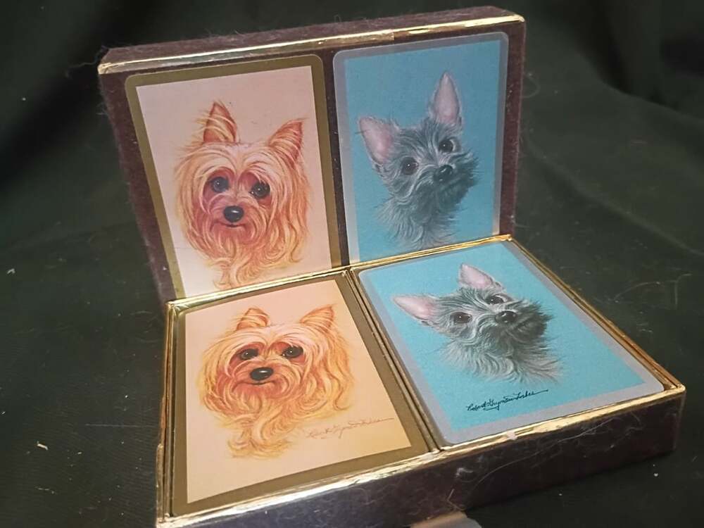 Congress Playing Cards Robert Guzman Forbes Scottie Terriers Double Deck